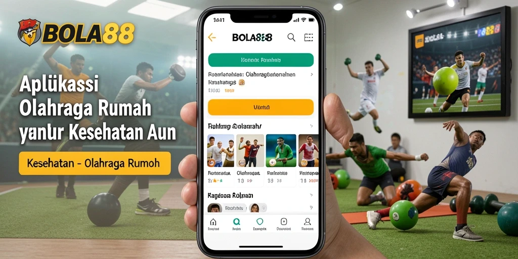 Tampilan antarmuka BOLA88 dengan fungsi olahraga rumah yang user-friendly.
