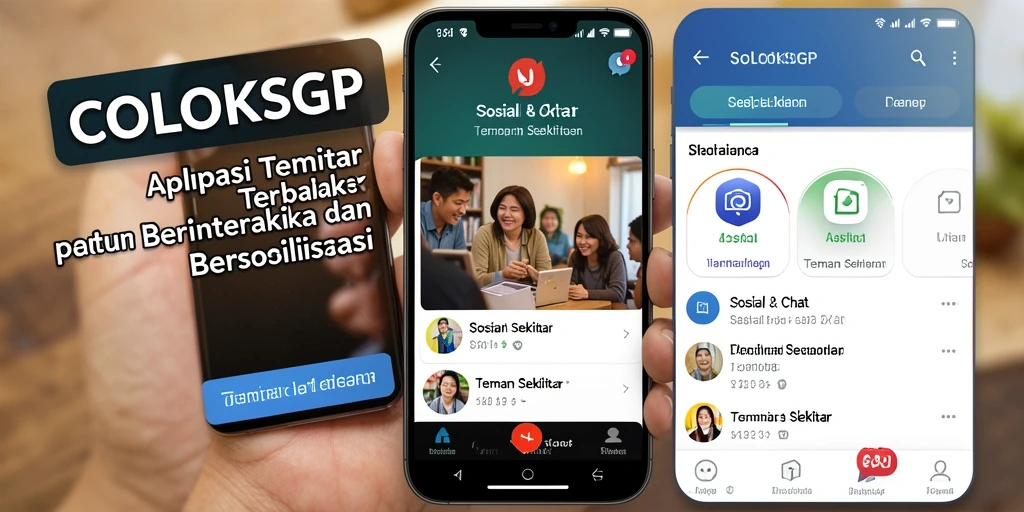 Tampilan antarmuka COLOKSGP yang menarik dan mudah digunakan.