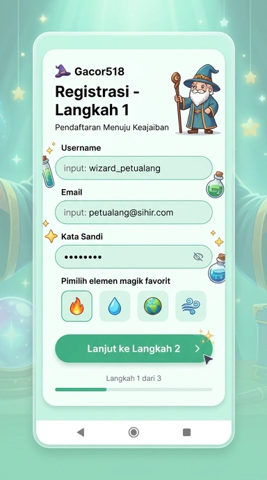 Panduan Registrasi Akun Gacor518 untuk Android